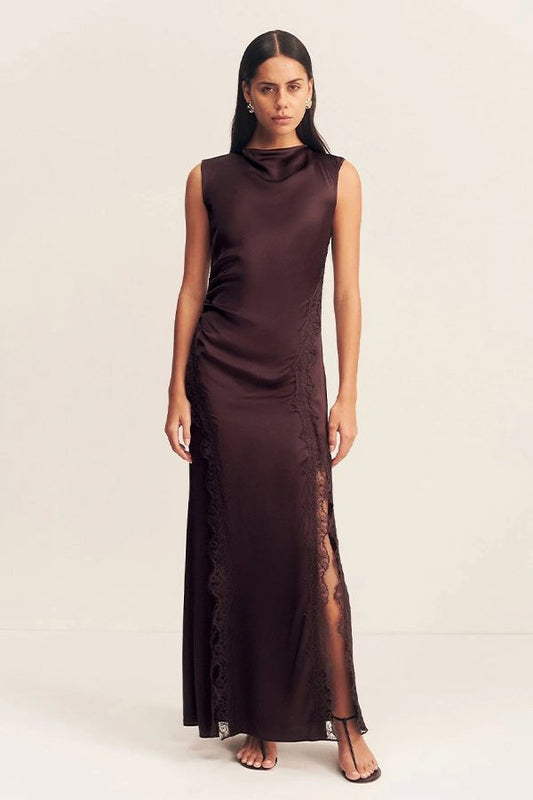 Vestido Allegra Largo con Encaje