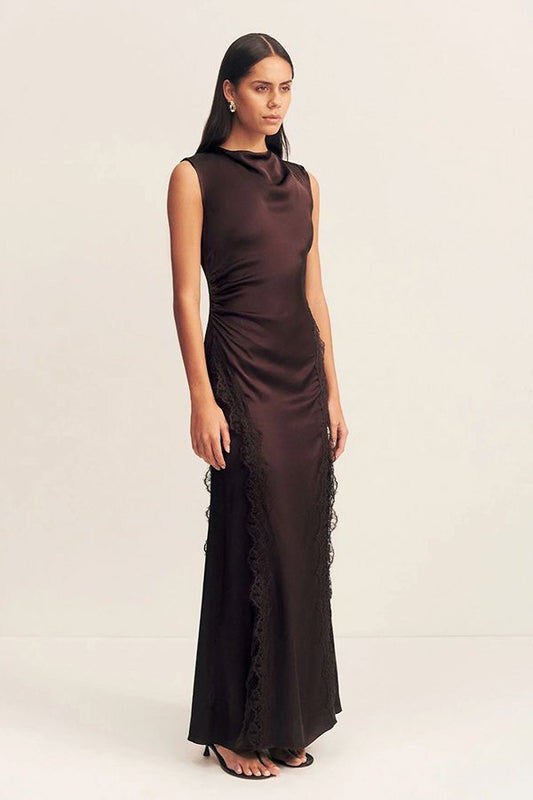 Vestido Allegra Largo con Encaje
