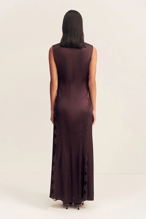 Vestido Allegra Largo con Encaje