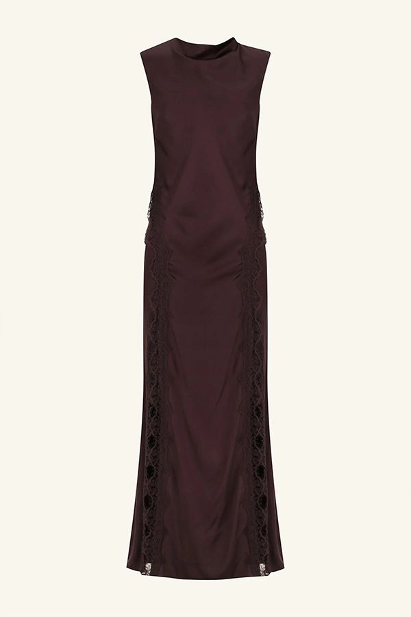 Vestido Allegra Largo con Encaje