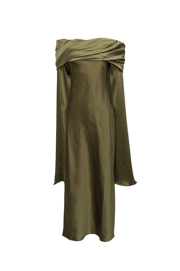 Vestido Silvana Largo Verde