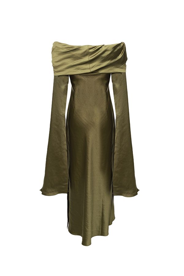 Vestido Silvana Largo Verde