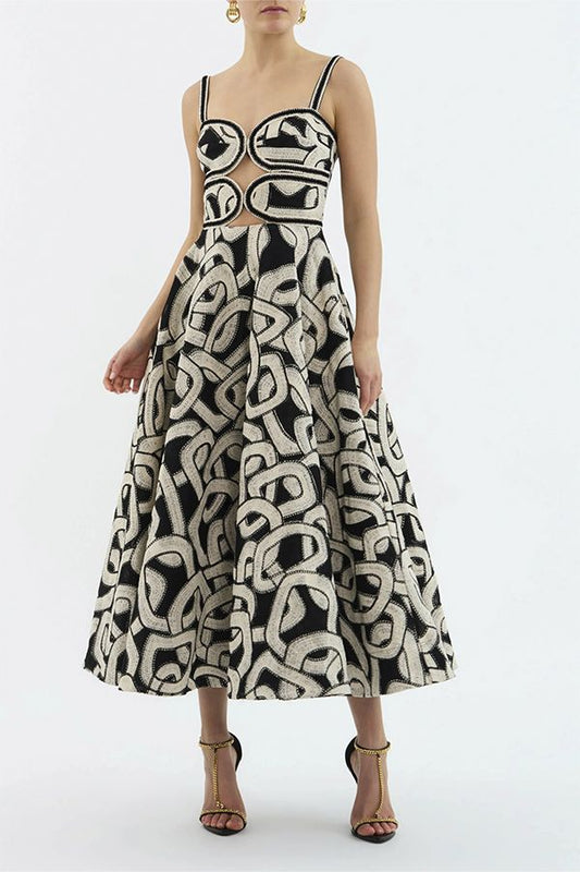 Vestido Catena Midi Tirantes Multicolor