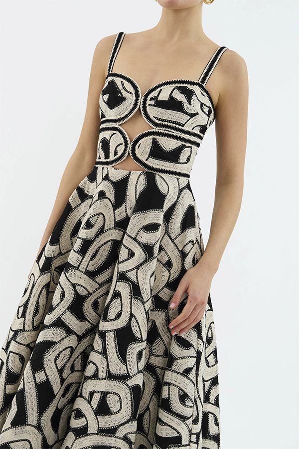 Vestido Catena Midi Tirantes Multicolor