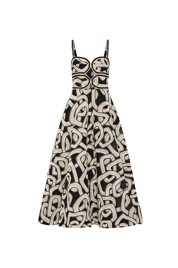 Vestido Catena Midi Tirantes Multicolor