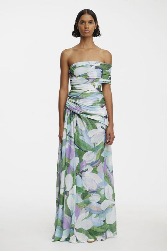 Vestido Richdore Largo Estampado