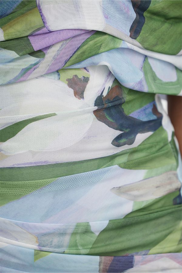 Vestido Richdore Largo Estampado