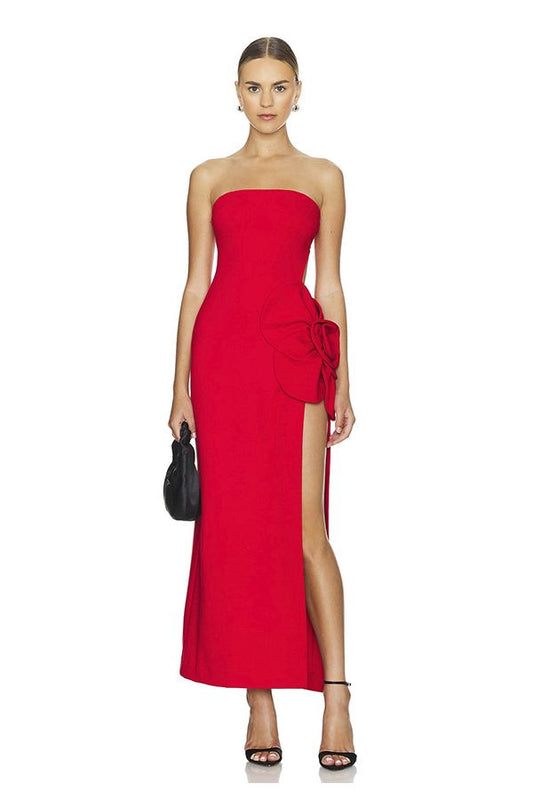 Vestido Tatiana Largo Flor Maxi