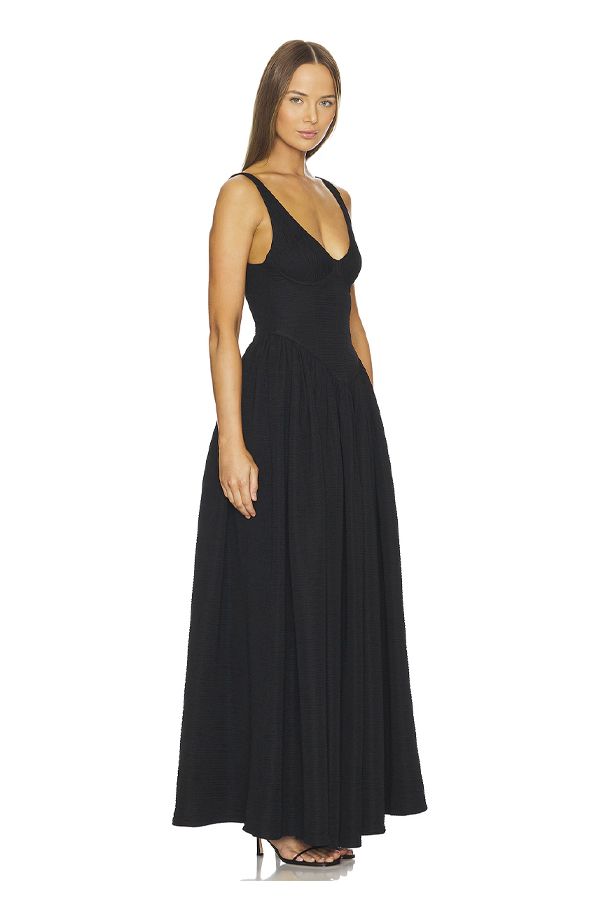 Vestido Isadora Largo Negro
