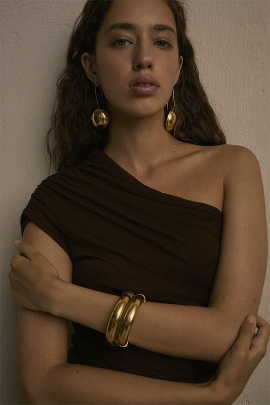 Pendientes Helios Oro