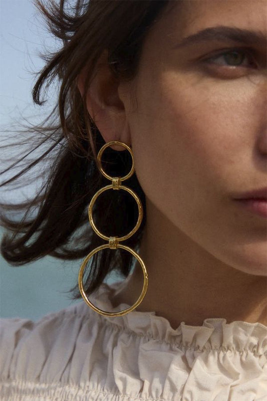Pendientes Mars Oro