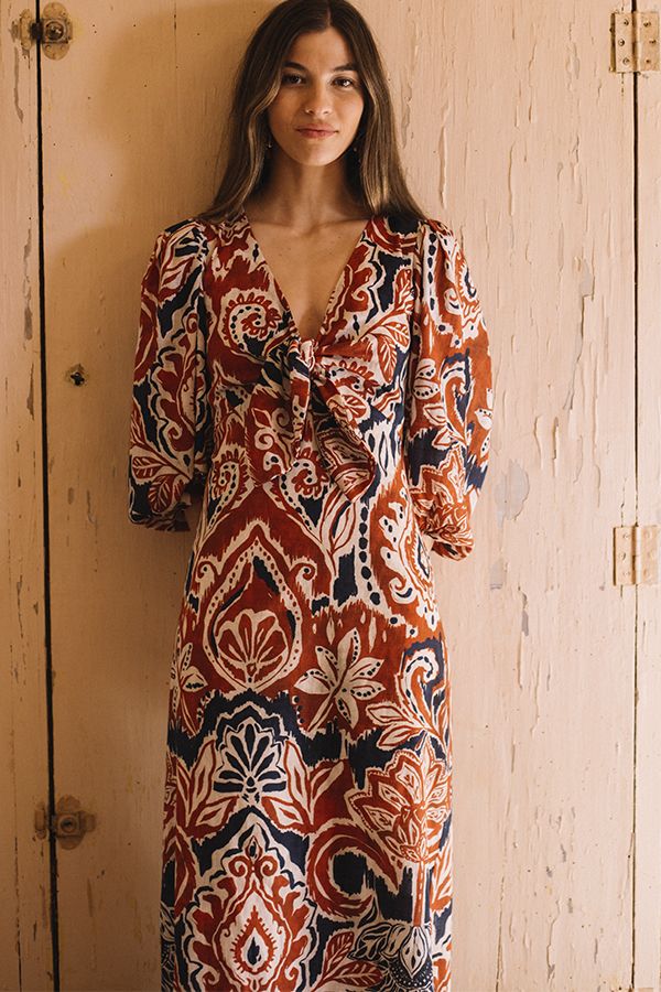 Vestido Damiana Midi Estampado