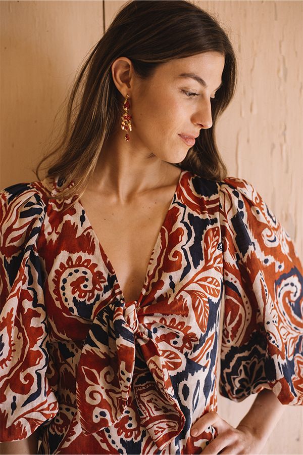 Vestido Damiana Midi Estampado