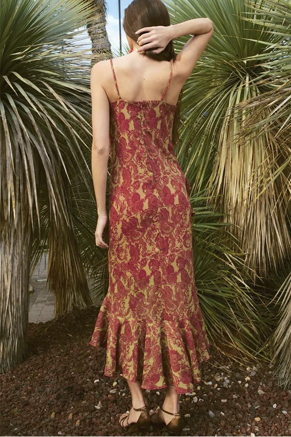 Vestido Lulu Paisley con Capa