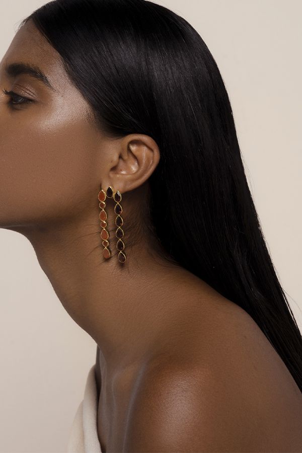 Pendientes Samsara Granate