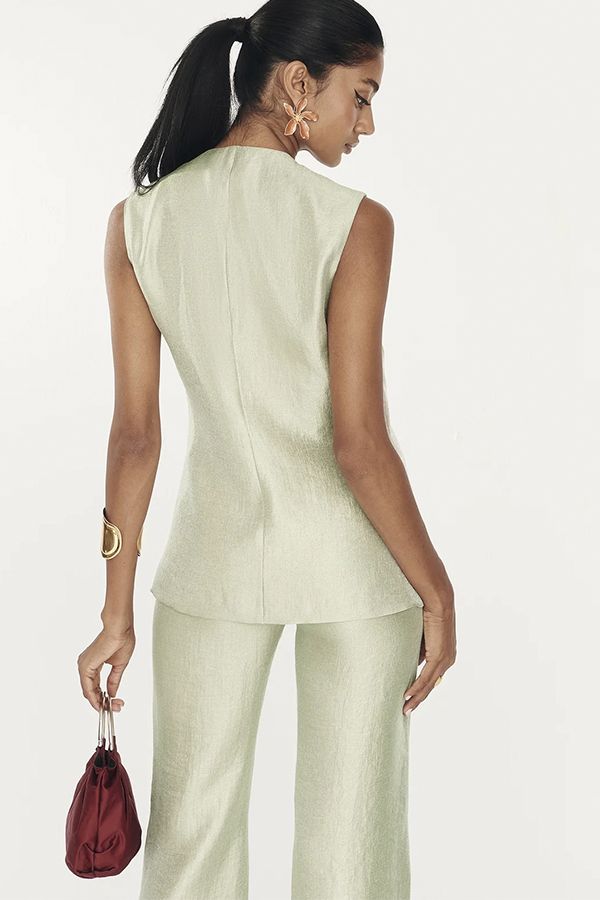 Set Aurora Top y Pantalon Salvia