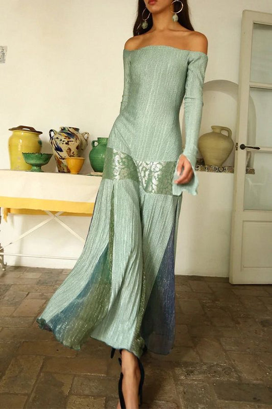 Vestido Romance Midi de Luna Verde