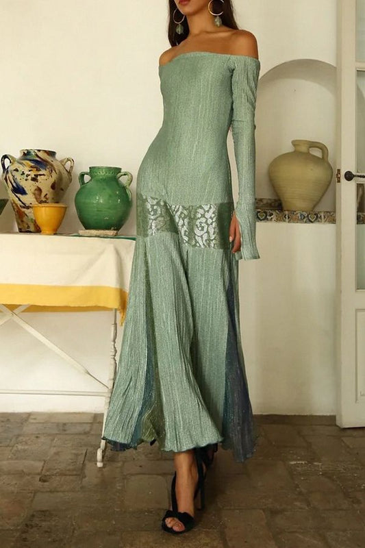 Vestido Romance Midi de Luna Verde