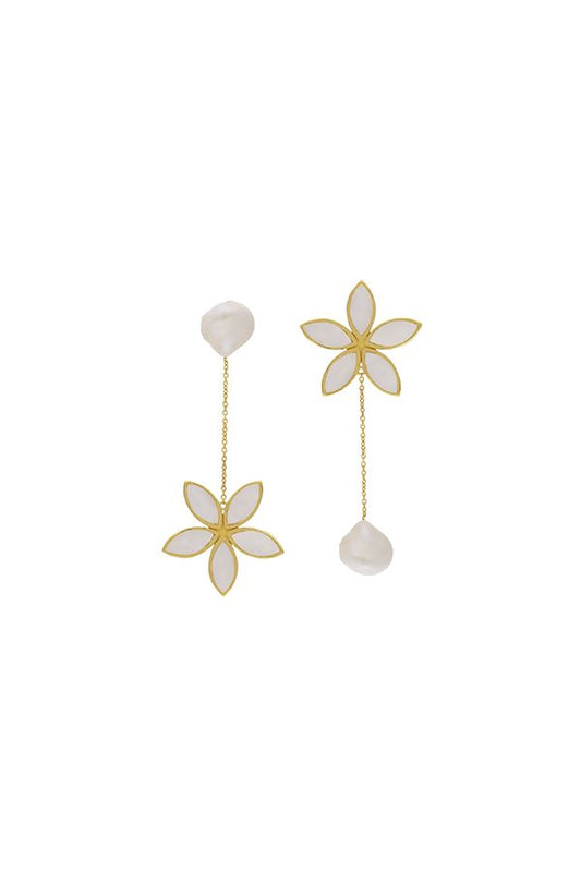 Pendientes White Lotus