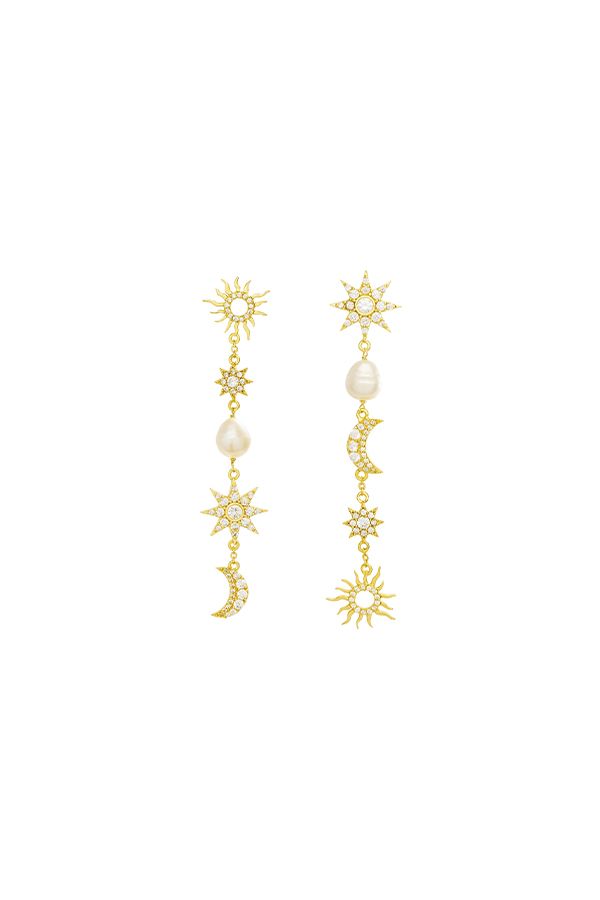 Pendientes The Justice Oro