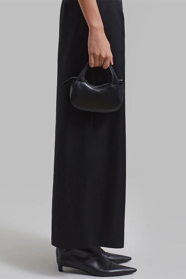 Bolso Micro Baguette Triangular Negro