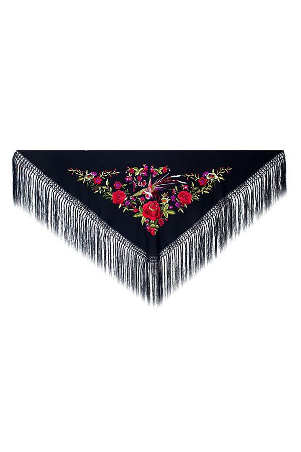 Mantoncillo Bordado Pajaro