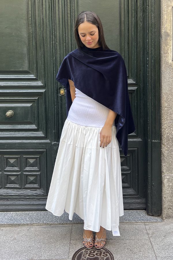 Capa Poncho Terciopelo