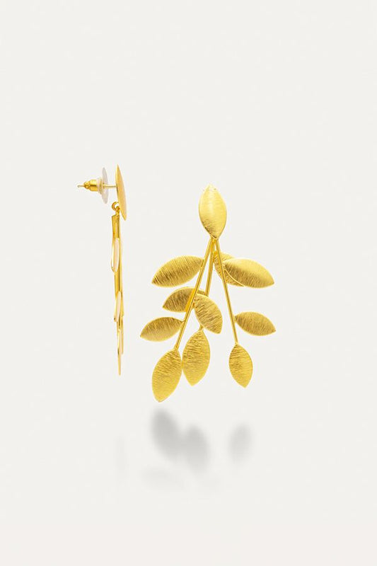 Pendientes Flor Dorados