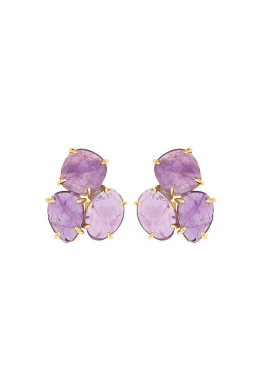Pendientes Kraz con Amatista