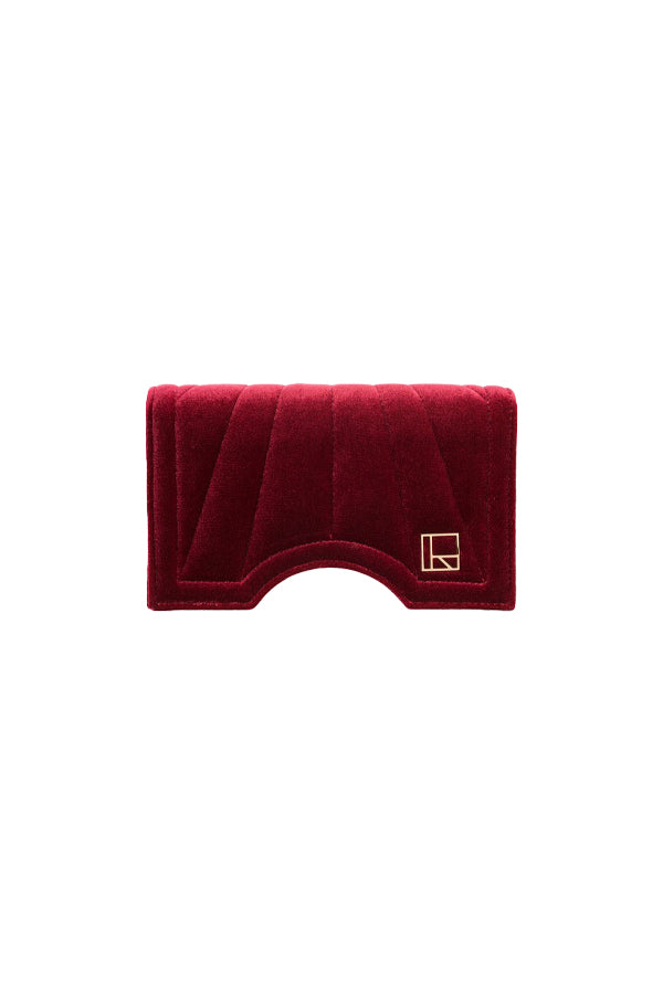 Bolso Archy Terciopelo Rojo