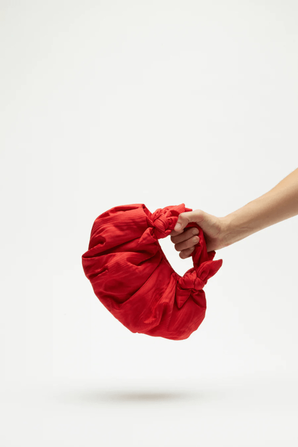 Bolso Bernatta Mini Rojo Jacquard