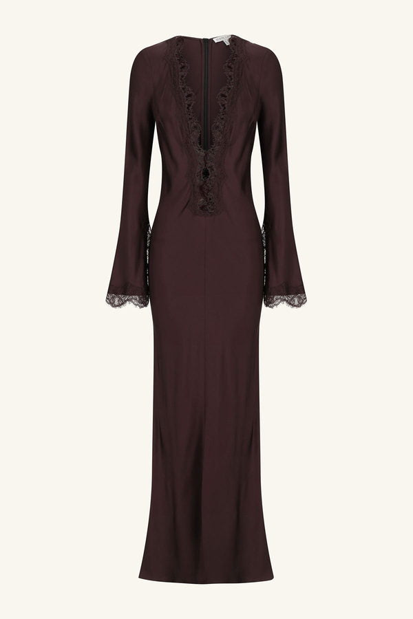 Vestido Allegra Encaje Manga Larga