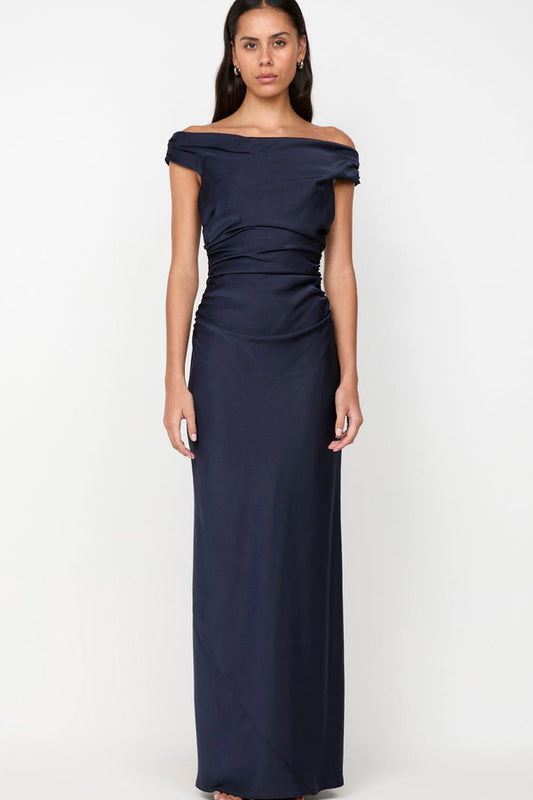 Vestido Eternity Largo Azul Noche