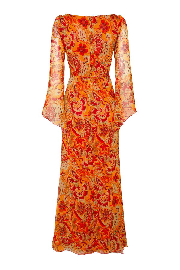 Vestido Creta Mandarina