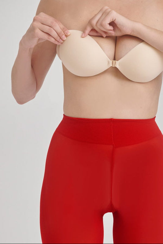 Brasier Adherible Push-Up Sand