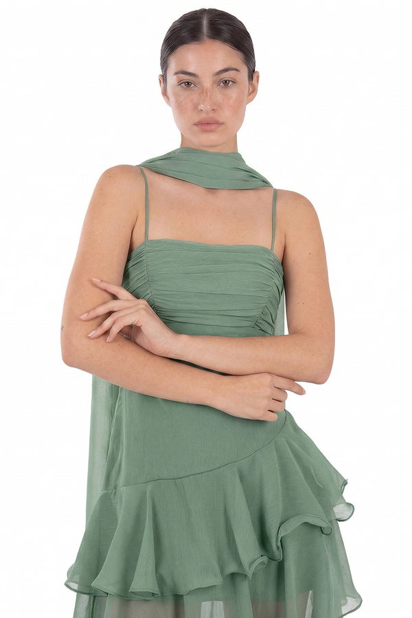 Vestido Colleen Verde Sage