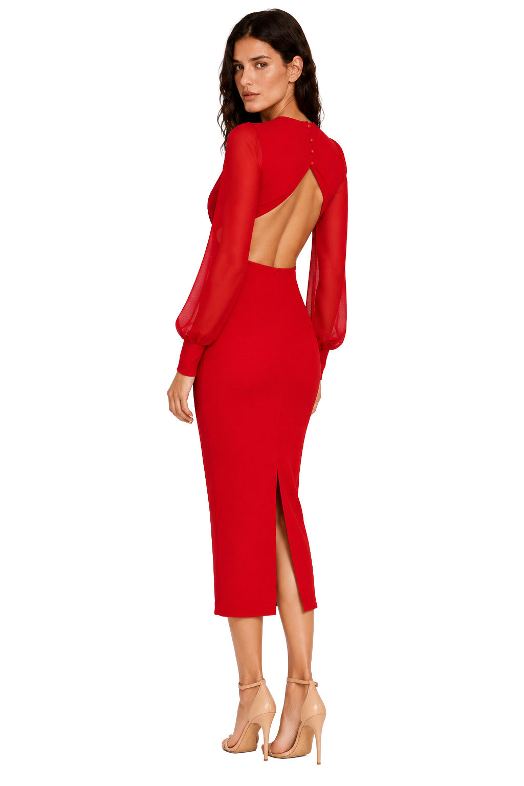 Vestido Monica Rojo