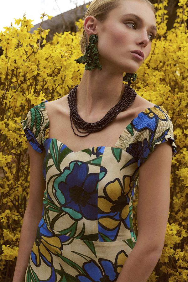 Vestido Amani Estampado Azul