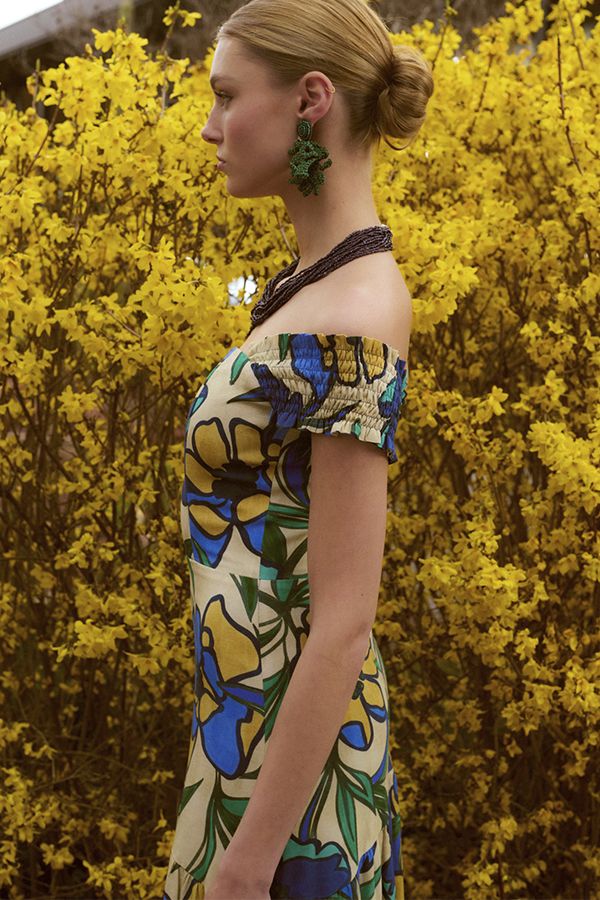 Vestido Amani Estampado Azul