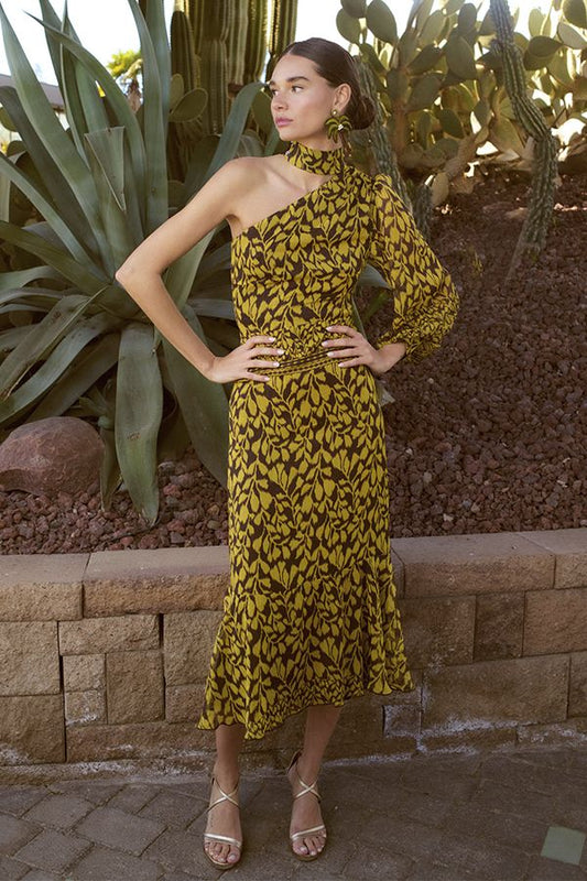 Vestido Burundi Mostaza