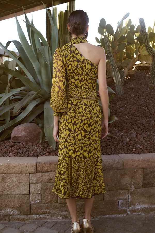 Vestido Burundi Mostaza