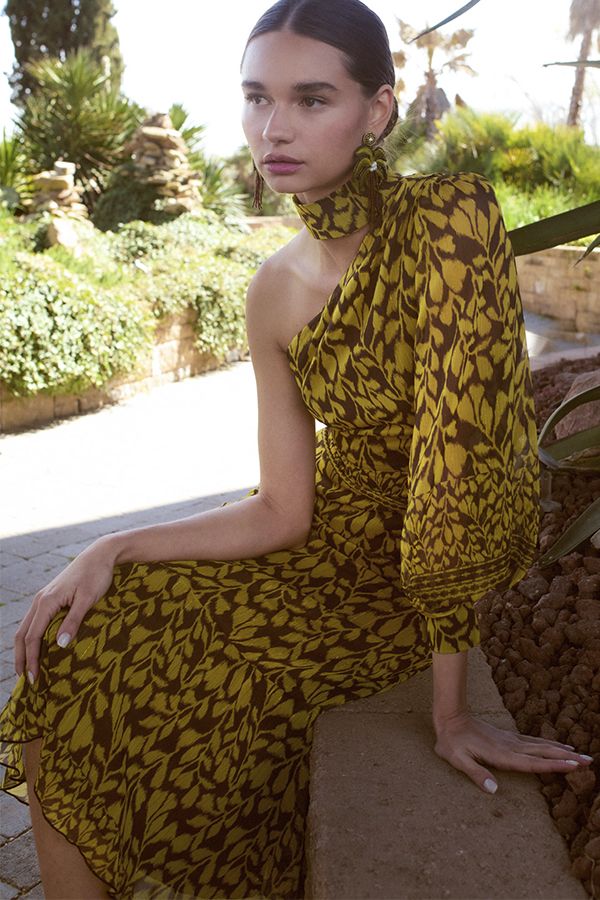 Vestido Burundi Mostaza