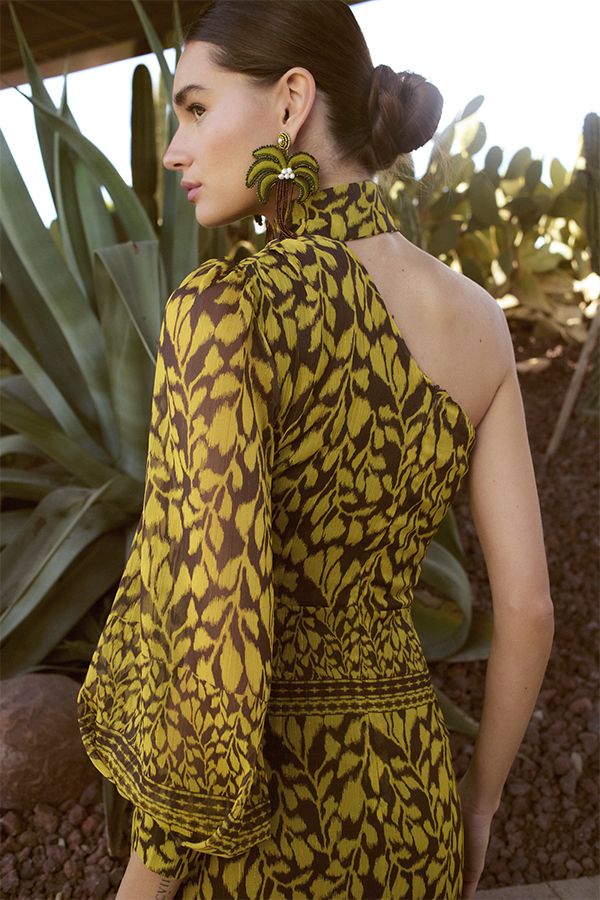 Vestido Burundi Mostaza