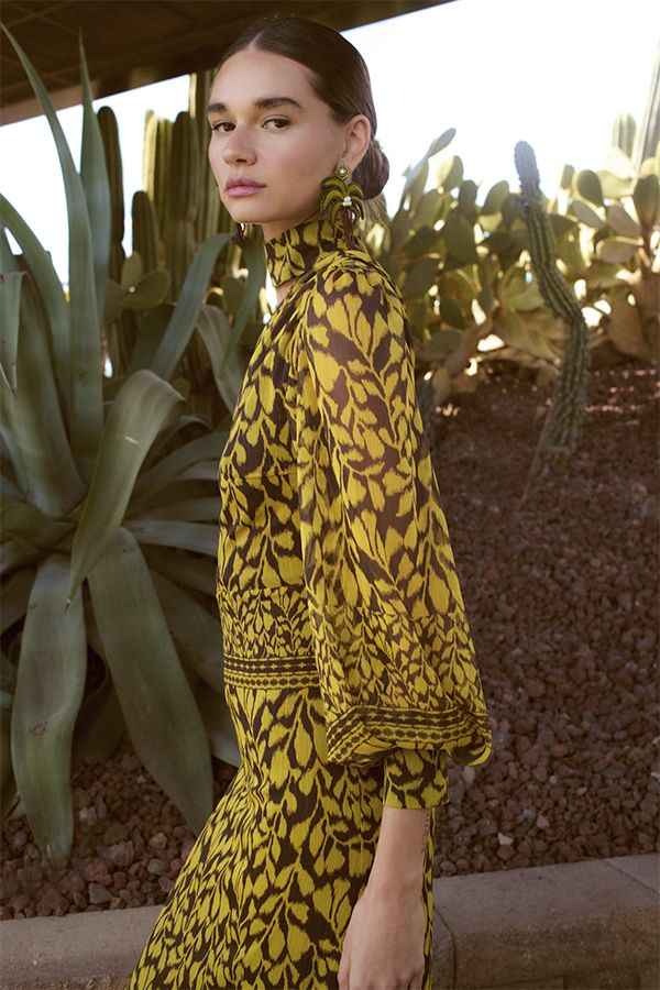 Vestido Burundi Mostaza
