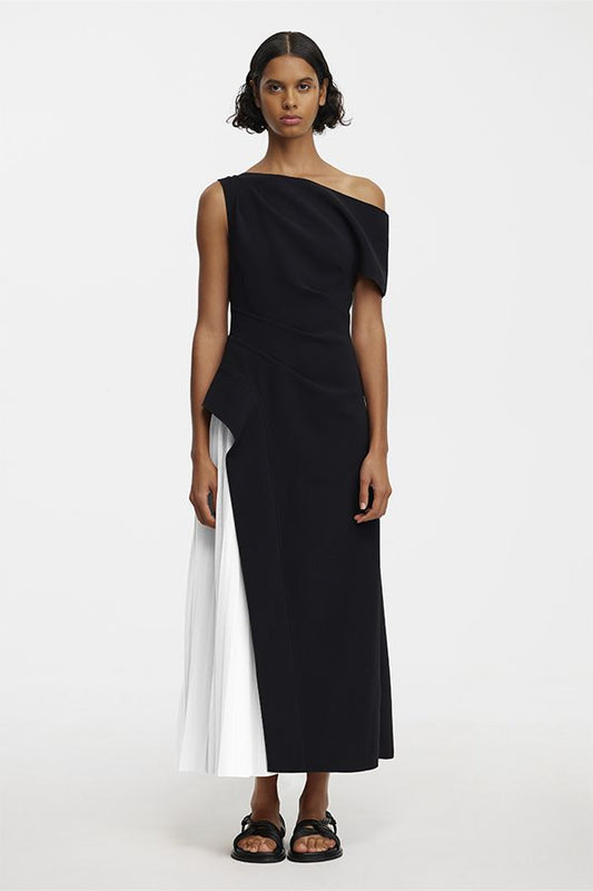 Vestido Sudden Midi Bicolor