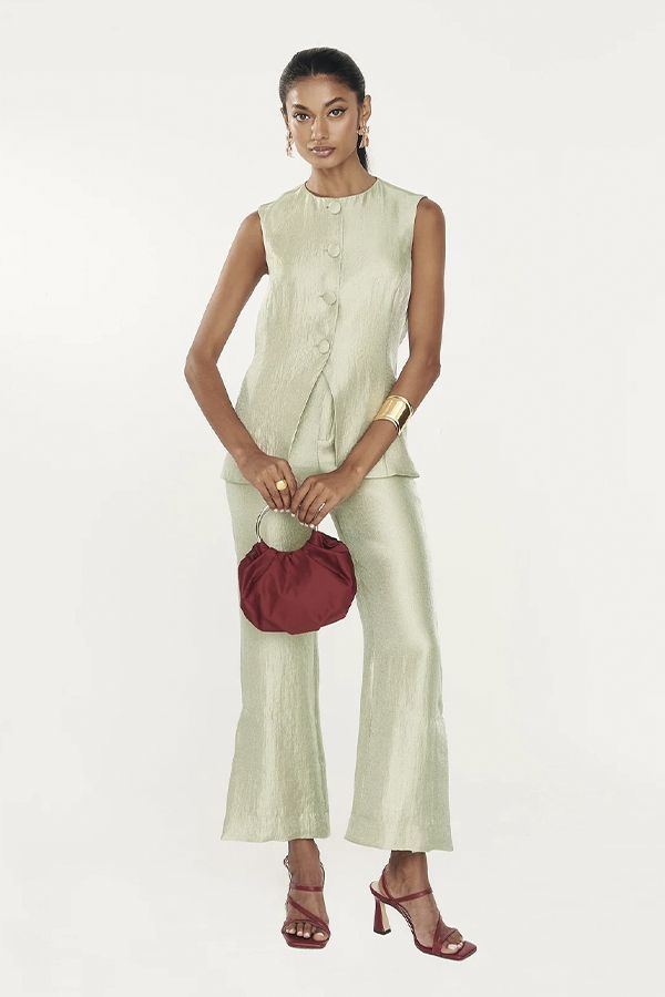 Set Aurora Top y Pantalon Salvia