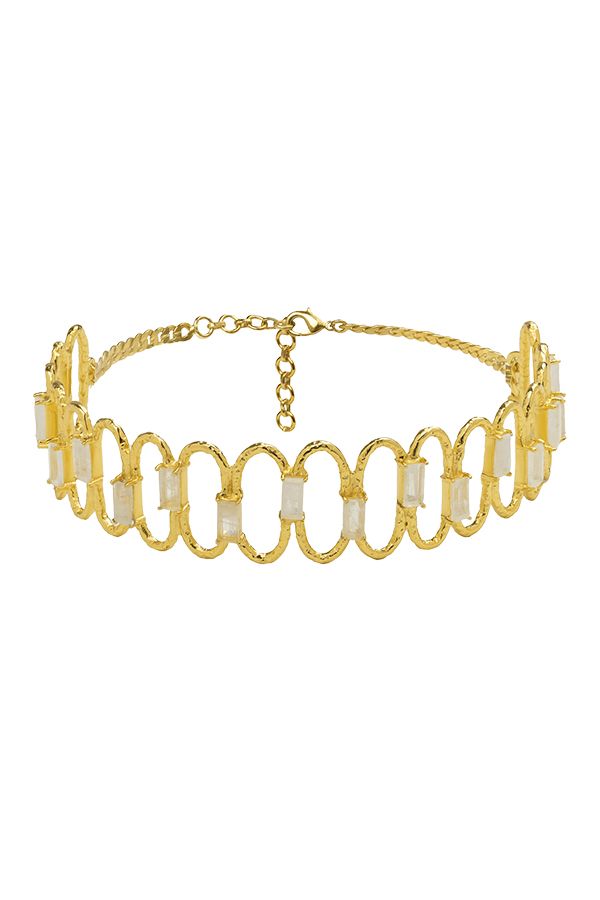 Choker Rinaldi Dorado Rigido