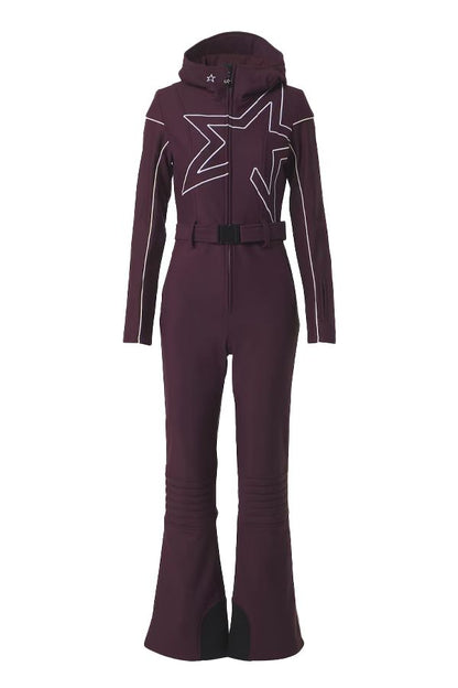 Traje de Esquí Star Burgundy