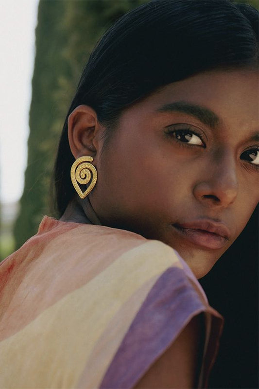 Pendientes Spiral Dorados