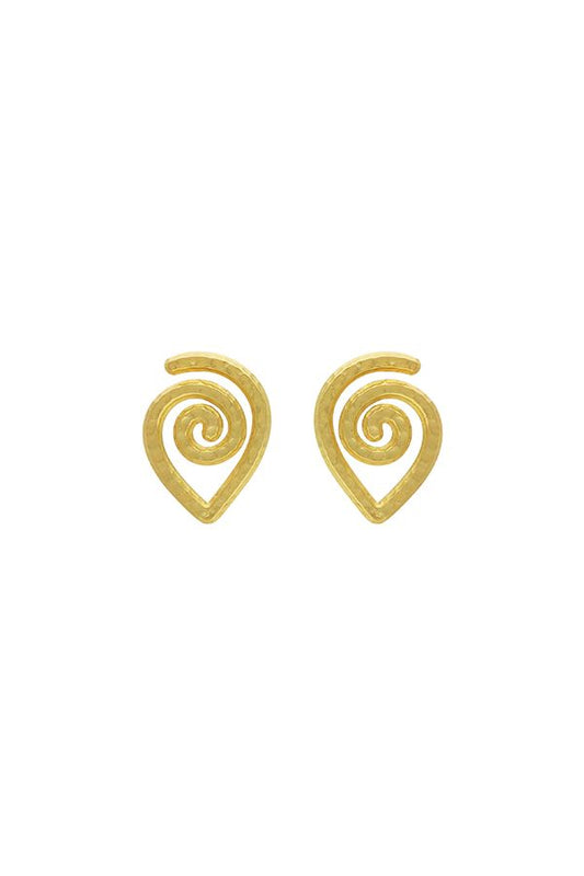 Pendientes Spiral Dorados